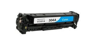 Tarvikevärikasetti Hp 304A, Cc531A Cyan hinta ja tiedot | Laserkasetit | hobbyhall.fi