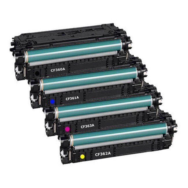 Tarvikevärikasetti set Hp 508A, Cf360-3A / Canon 040 Cmyk hinta ja tiedot | Laserkasetit | hobbyhall.fi