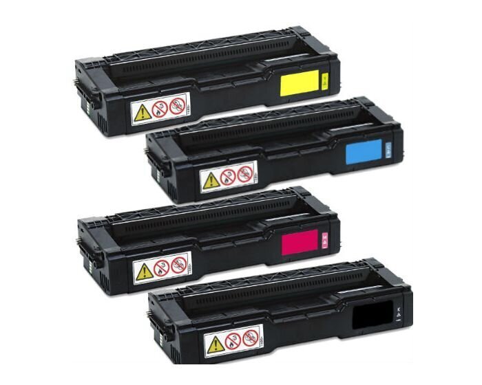 Tarvikevärikasetti set Ricoh Aficio Sp C252Dn / Sp C252Sf / Š262, 40753 Cmyk hinta ja tiedot | Laserkasetit | hobbyhall.fi