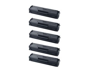 Tarvikevärikasetti set Samsung Mlt-D101S 5-Pack! hinta ja tiedot | Laserkasetit | hobbyhall.fi