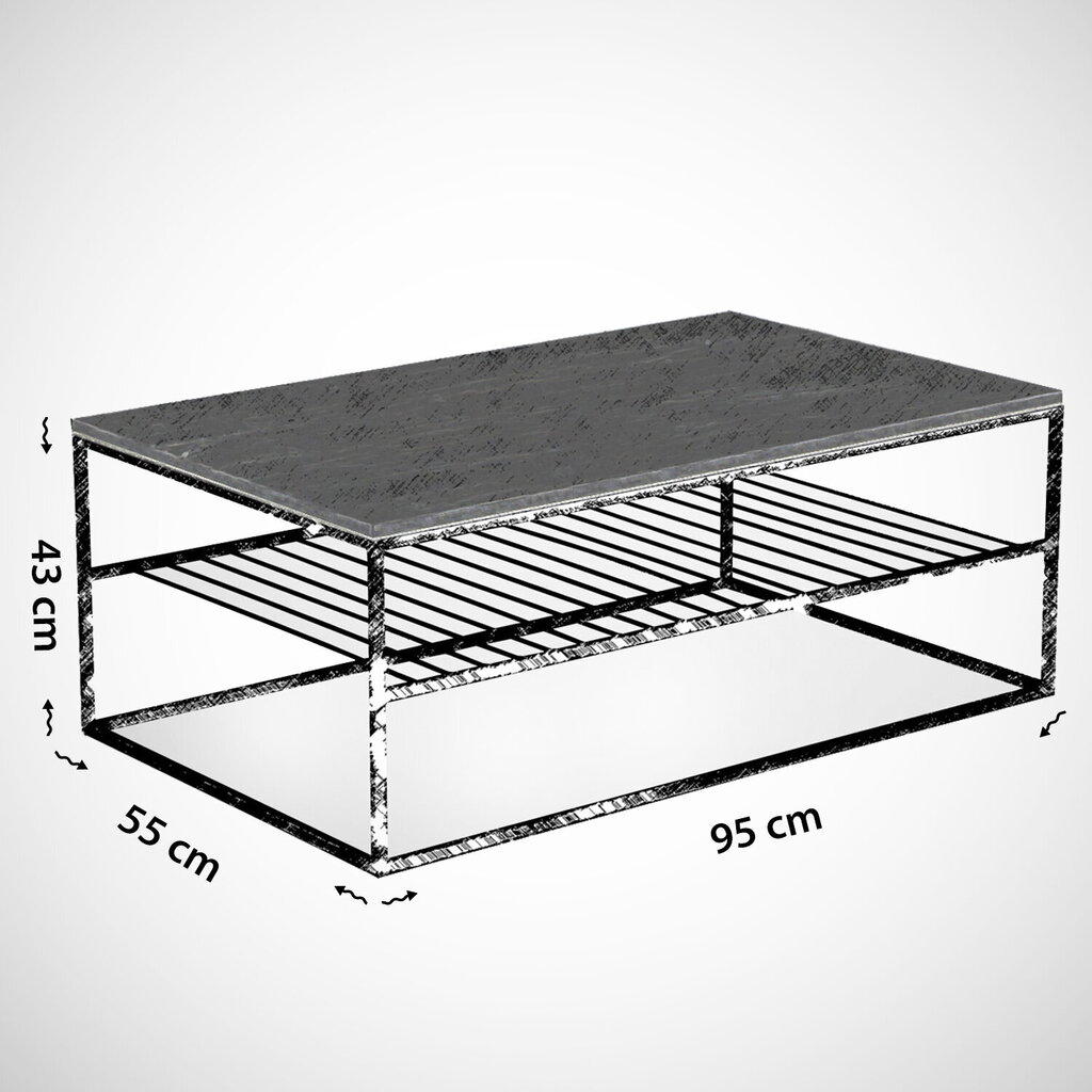 Sohvapöytä Etna, ruskea hinta ja tiedot | Sohvapöydät | hobbyhall.fi