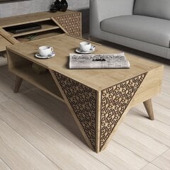 Sohvapöytä Beril, ruskea hinta ja tiedot | Sohvapöydät | hobbyhall.fi