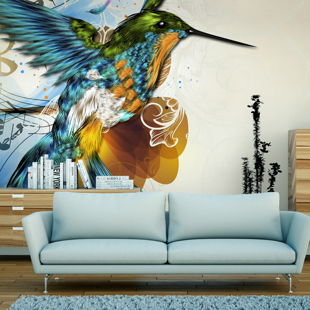 Valokuvatapetti - Marvelous bird 450x270 cm hinta ja tiedot | Valokuvatapetit | hobbyhall.fi