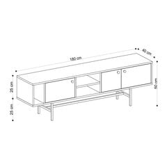 TV-taso Pedro, ruskea hinta ja tiedot | TV-tasot | hobbyhall.fi