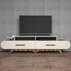 TV-taso Flora, beige/ruskea hinta ja tiedot | TV-tasot | hobbyhall.fi