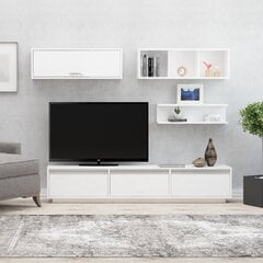 Olohuoneen kalustesetti Kalune Design 746(I), valkoinen hinta ja tiedot | TV- ja mediakalusteet | hobbyhall.fi