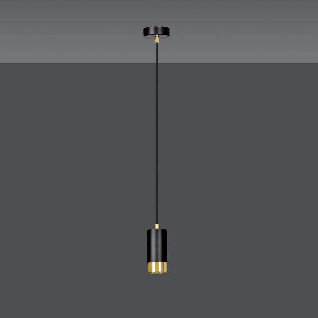 Emibig lamppu Fumiko 1 musta kulta hinta ja tiedot | Riippuvalaisimet | hobbyhall.fi