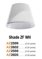 Lampunvarjostin Azzardo Shade ZF 26 White hinta ja tiedot | Riippuvalaisimet | hobbyhall.fi