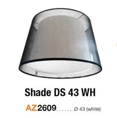 Lampunvarjostin Azzardo Shade DS 43 White hinta ja tiedot | Riippuvalaisimet | hobbyhall.fi