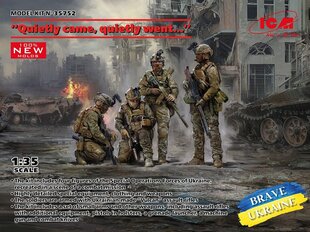 Liimattava malli ICM 35752 Special Operations Forces of Ukraine (4 hahmoa) 1/35 hinta ja tiedot | Koottavat pienoismallit | hobbyhall.fi