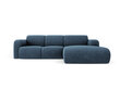 Oikeanpuoleinen sohva Windsor & Co. Lola, 250x170x72 cm, tummansininen hinta ja tiedot | Kulmasohvat ja divaanisohvat | hobbyhall.fi