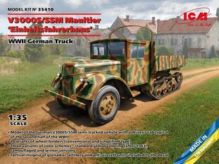 Liimattava malli ICM 35410 WWII German Truck V3000S/SSM Maultier Einheitsfahrerhaus 1/35 hinta ja tiedot | Koottavat pienoismallit | hobbyhall.fi