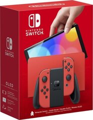 Nintendo Switch OLED -konsoli - Mario Red Edition kaina ir informacija | Pelikonsolit | hobbyhall.fi