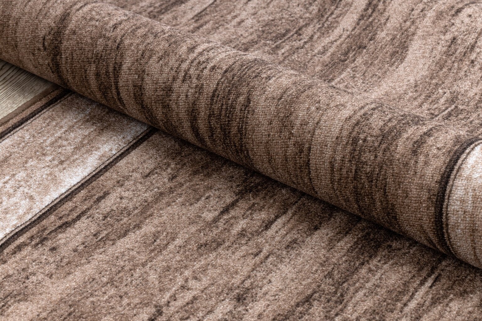 Kumipohjainen matto RAMA ruskea 80cm hinta ja tiedot | Isot matot | hobbyhall.fi