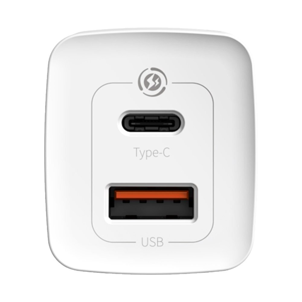 Laturipohja GaN2 Lite, 65 W USB / USB Typ C, 3.0 (galliumnitridi), valkoinen (CCGAN2L-B02) hinta ja tiedot | Puhelimen laturit | hobbyhall.fi
