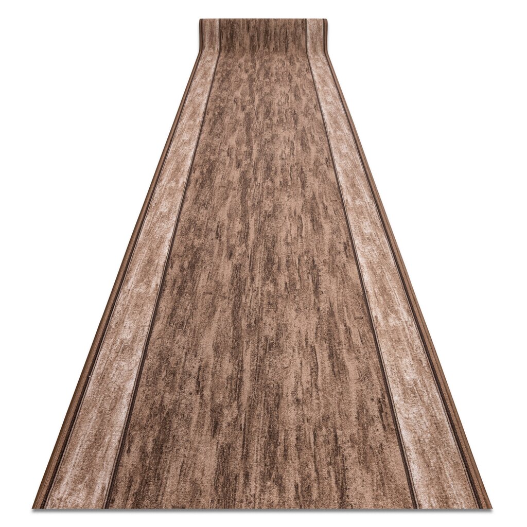 Kumipohjainen matto RAMA ruskea 100cm hinta ja tiedot | Isot matot | hobbyhall.fi