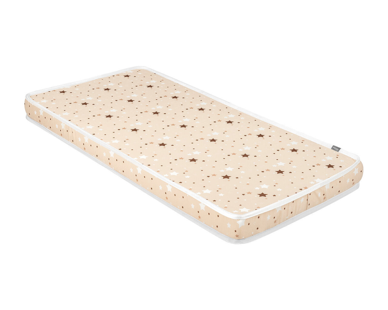 Patja KikkaBoo Mattress Fantasia, Stars Beige hinta ja tiedot | Matkasängyt | hobbyhall.fi