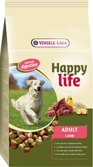 Versele-Laga Happy Life Adult aikuisille koirille karitsan kanssa, 15 kg hinta ja tiedot | Koiran kuivaruoka | hobbyhall.fi