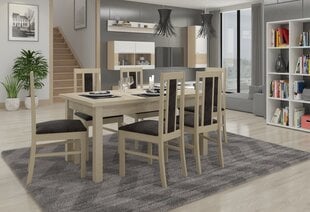 ADRK Furniture Rodos 59 ruokailuryhmä, beige/harmaa hinta ja tiedot | Ruokailuryhmät | hobbyhall.fi