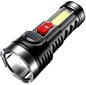 Sotilaallinen taktinen LED-taskulamppu, musta hinta ja tiedot | Taskulamput ja valonheittimet | hobbyhall.fi
