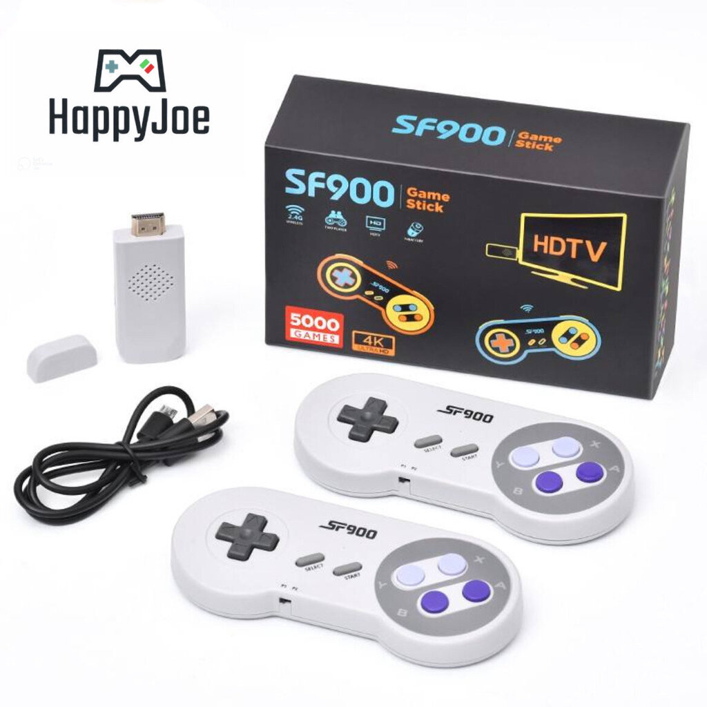 Retrokonsoli HappyJoe SF900, 16bit, 5000 peliä hinta ja tiedot | Pelikonsolit | hobbyhall.fi