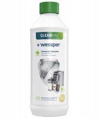 Wessper CLEANMAX Universal kalkinpoistoaine kahvinkeittimille, 500ml hinta ja tiedot | Kahvinkeittimen tarvikkeet | hobbyhall.fi