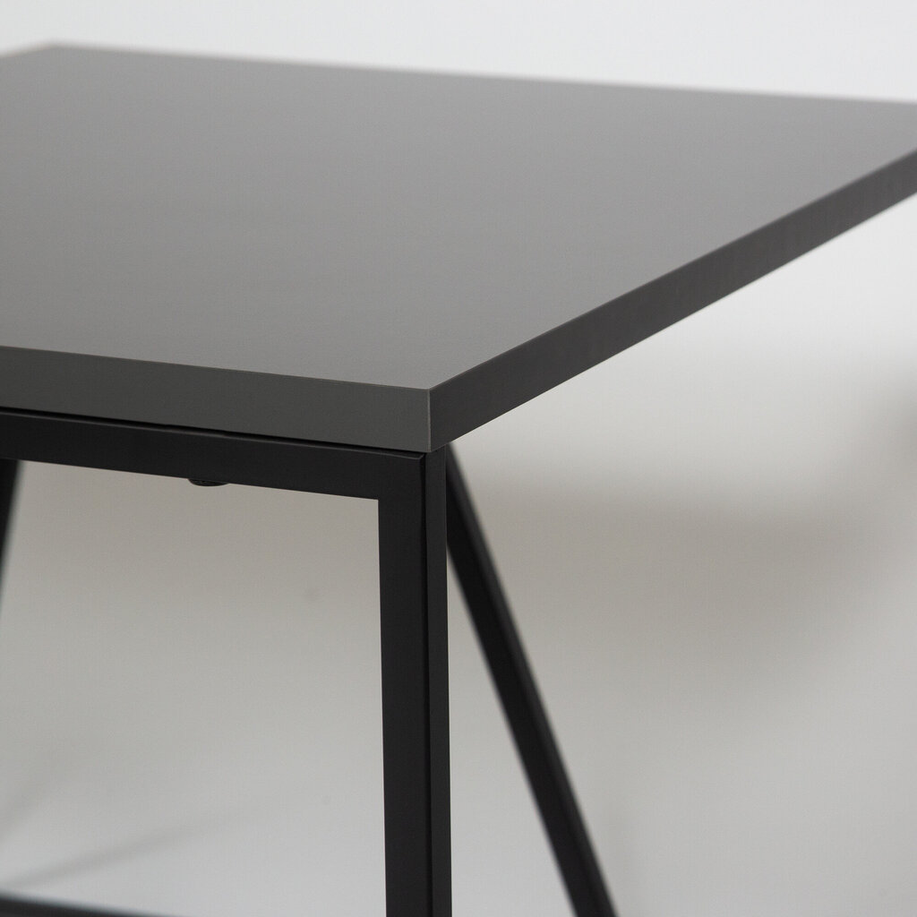 2 sohvapöydän setti Kalune Design 855, musta hinta ja tiedot | Sohvapöydät | hobbyhall.fi