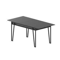 Taittopöytä Kalune Design 855, harmaa hinta ja tiedot | Ruokapöydät | hobbyhall.fi