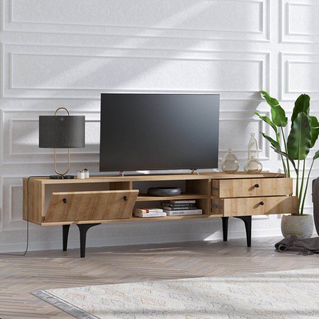 TV-taso Kalune Design 393 (IV), beige hinta ja tiedot | TV-tasot | hobbyhall.fi