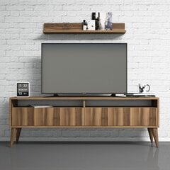 TV-kalustesarja Kalune Design 845 (IV), ruskea hinta ja tiedot | TV- ja mediakalusteet | hobbyhall.fi