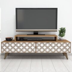TV-taso Kalune Design 845, 140 cm, ruskea/valkoinen hinta ja tiedot | TV-tasot | hobbyhall.fi
