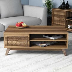 Sohvapöytä Kalune Design 845, ruskea hinta ja tiedot | Sohvapöydät | hobbyhall.fi