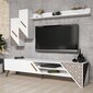 TV-kalustesarja Kalune Design 845(LXV), valkoinen hinta ja tiedot | TV- ja mediakalusteet | hobbyhall.fi