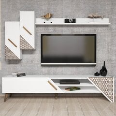 TV-kalustesarja Kalune Design 845(LXV), valkoinen hinta ja tiedot | TV- ja mediakalusteet | hobbyhall.fi