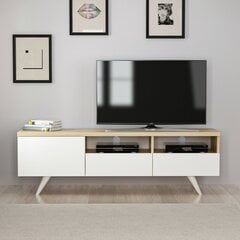 TV-taso Kalune Design 382 (I), 150 cm, valkoinen/beige hinta ja tiedot | TV-tasot | hobbyhall.fi