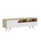 TV-taso Kalune Design 382 (I), 150 cm, valkoinen/beige hinta ja tiedot | TV-tasot | hobbyhall.fi