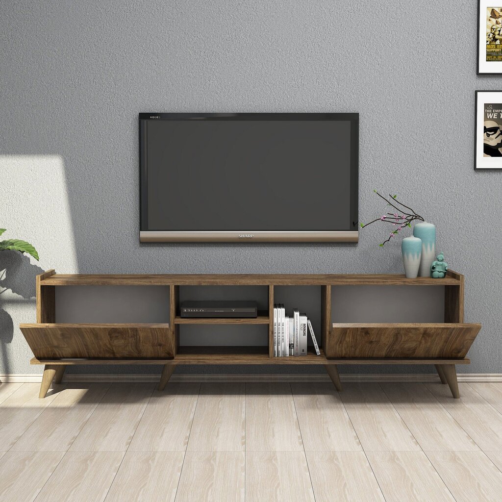 TV-taso Kalune Design 389, 180 cm, ruskea hinta ja tiedot | TV-tasot | hobbyhall.fi