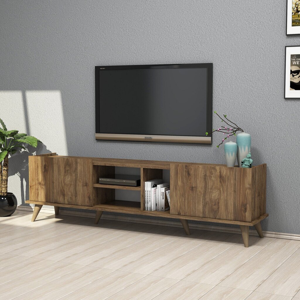 TV-taso Kalune Design 389, 180 cm, ruskea hinta ja tiedot | TV-tasot | hobbyhall.fi