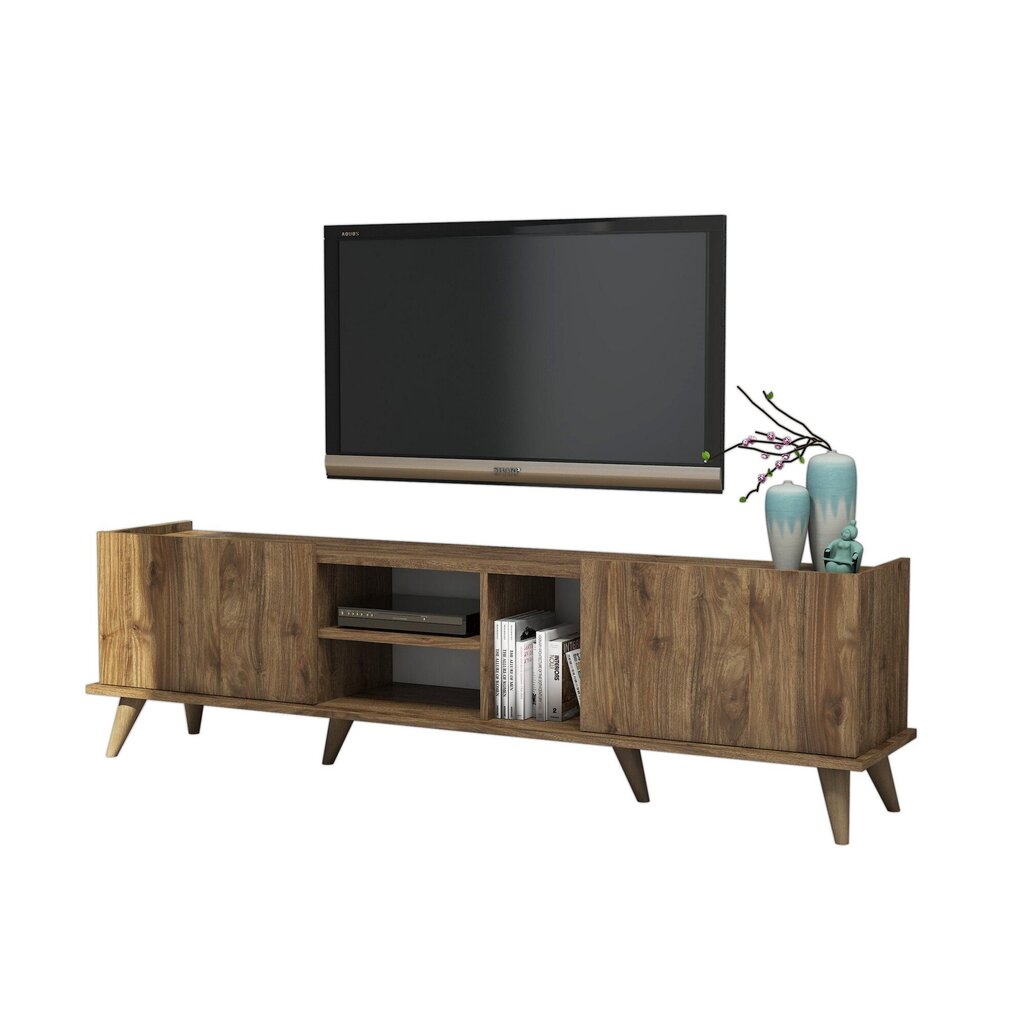 TV-taso Kalune Design 389, 180 cm, ruskea hinta ja tiedot | TV-tasot | hobbyhall.fi