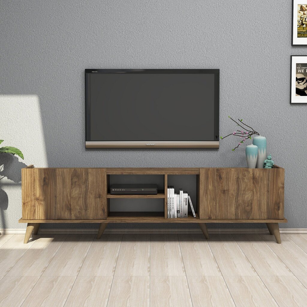 TV-taso Kalune Design 389, 180 cm, ruskea hinta ja tiedot | TV-tasot | hobbyhall.fi