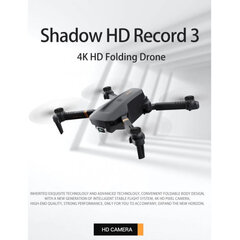 Taitettava drone 4K HD -kameralla hinta ja tiedot | Dronet | hobbyhall.fi
