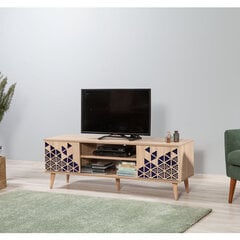TV-taso Kalune Design 863 (I), sininen/tammi hinta ja tiedot | TV-tasot | hobbyhall.fi