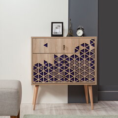 Lipasto Kalune Design Dresser 3431, tammi/violetti hinta ja tiedot | Lipastot | hobbyhall.fi