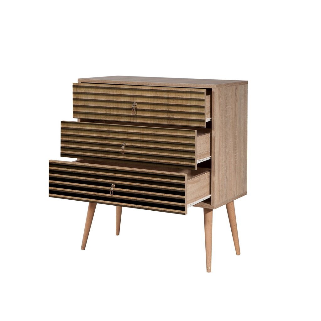 Lipasto Kalune Design Dresser 3432, tammi/ruskea hinta ja tiedot | Lipastot | hobbyhall.fi