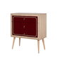 Lipasto Kalune Design Dresser 3437, tammi/punainen hinta ja tiedot | Lipastot | hobbyhall.fi