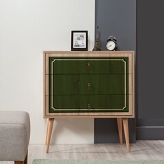 Lipasto Kalune Design Dresser 3439, tammi/vihreä hinta ja tiedot | Lipastot | hobbyhall.fi