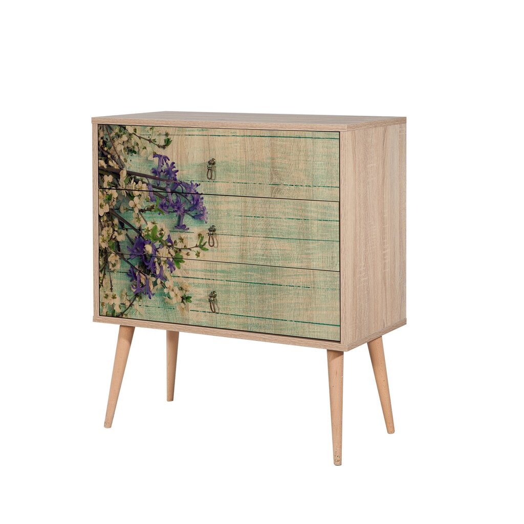 Lipasto Kalune Design Dresser 3406, tammi/monivärinen hinta ja tiedot | Lipastot | hobbyhall.fi