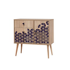 Senkki Kalune Design Dresser 3443, tammi/violetti hinta ja tiedot | Lipastot | hobbyhall.fi
