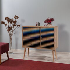 Senkki Kalune Design Dresser 3446, tammi/sininen hinta ja tiedot | Lipastot | hobbyhall.fi