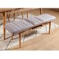 Penkki Kalune Design 869(I), vaaleanharmaa/beige. hinta ja tiedot | Ruokapöydän tuolit | hobbyhall.fi